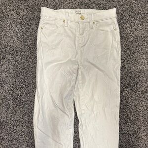 Lilly Pulitzer Eagan Elegant White Women's Jeans 29” Coconut White Shimmer
